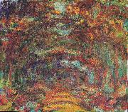 Claude Monet The rose way in Giverny oil painting on canvas